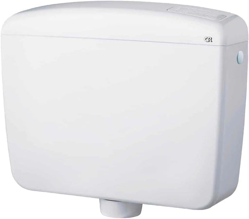 Cassetta Zaino Esterna Super Piatta Londra Singolo Scarico Bianca Cr