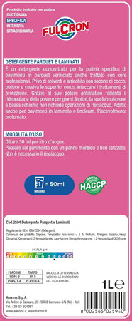 Detergente Laminati E Parquet 'Fulcron' Lt. 1- 6 Pezzi - Arexons