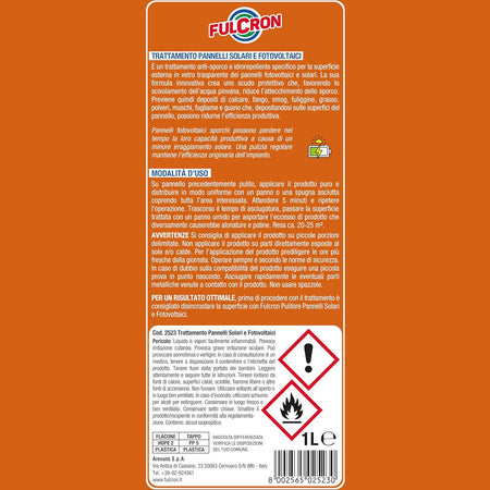 Arexons Trattamento Pannelli Solari E Fotovoltaici Fulcron Lt. 1