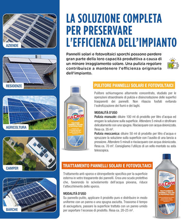 Arexons Pulitore Pannelli Solari E Fotovoltaici Fulcron Lt. 1