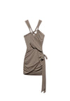 ANIYE BY Vestito corto scollo a V Donna con drappeggio da donna