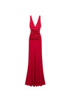ANIYE BY Vestito lungo scollo a V Donna con drappeggio da donna