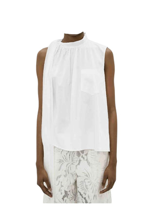 MEIMEIJ T-shirt smanicata con laccio al collo Donna con velatura dietro da donna