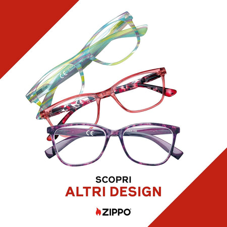 Occhiali Per Lettura '091-Blu' + 3,00 - Zippo