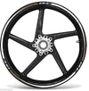 STRISCE ADESIVE compatibili per CERCHI 17 MOTO KAWASAKI ER6 ER-6 ER-6n tuning