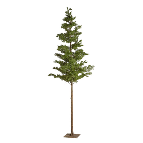 Albero di Natale Picea Pino West con tronco lungo in PE Effetto Real Touch