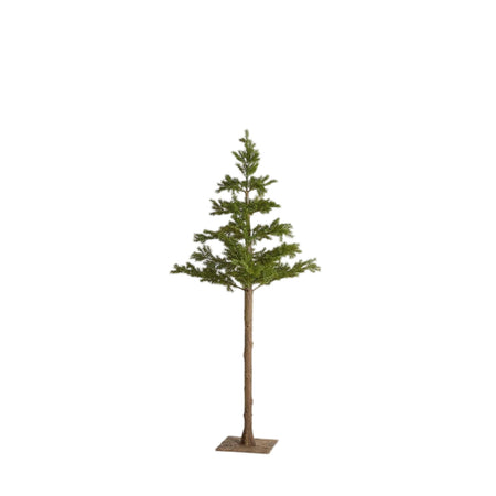 Albero di Natale Picea "Pino West" con tronco lungo in PE Effetto Real Touch
