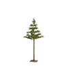 Albero di Natale Picea Pino West con tronco lungo in PE Effetto Real Touch
