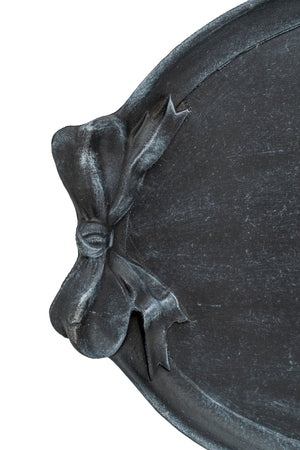 Biscottini Vassoio Biscottini legno nero 50x36x4 Made Italy artigianale Fiorentino