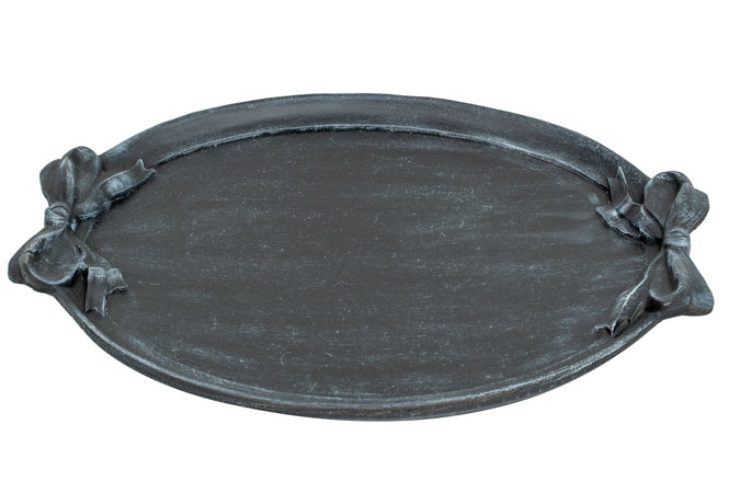 Biscottini Vassoio Biscottini legno nero 50x36x4 Made Italy artigianale Fiorentino