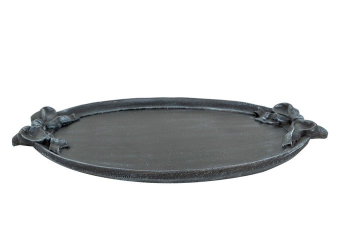 Biscottini Vassoio Biscottini legno nero 50x36x4 Made Italy artigianale Fiorentino