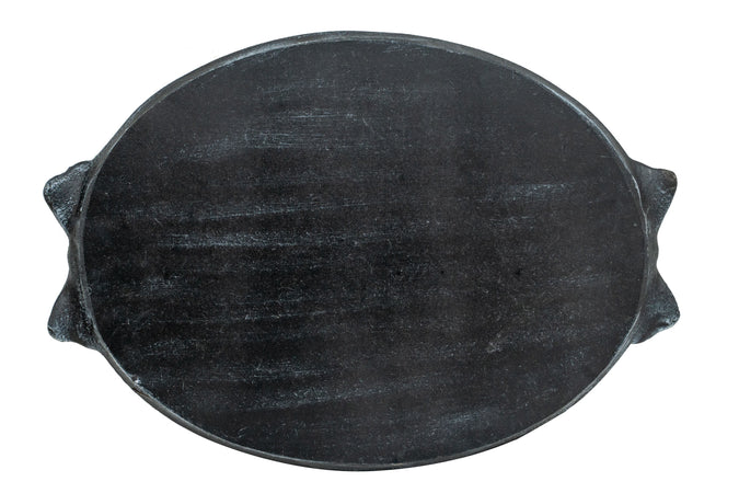 Biscottini Vassoio Biscottini legno nero 50x36x4 Made Italy artigianale Fiorentino