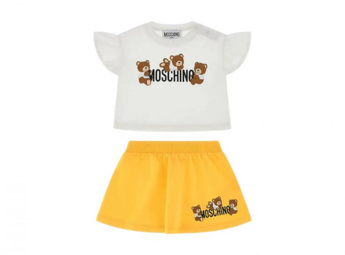 moschino Completo Bambina Moschino MAG01G_LCA19 da bambino