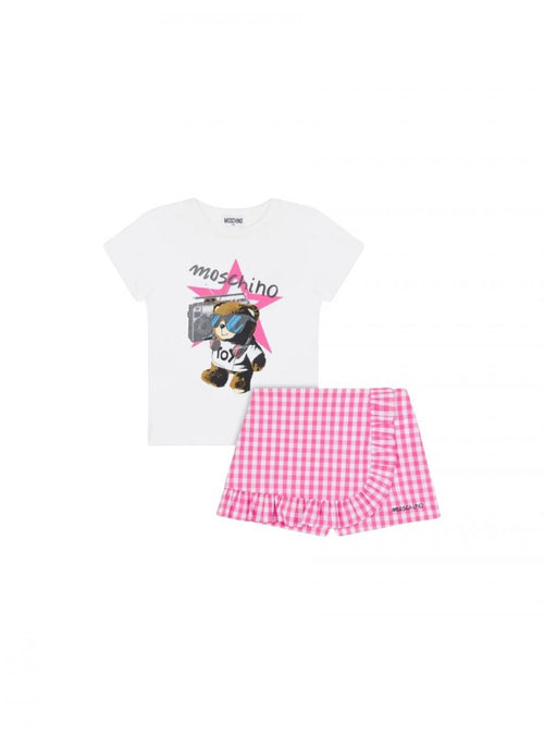 moschino Completo Bambina Moschino HDG01C_LAA24 da bambino
