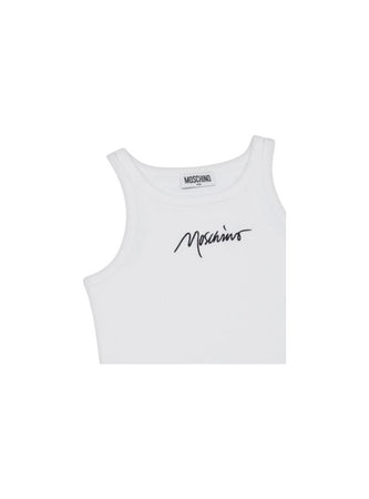 moschino Canotta Bambina Moschino HDM06M_LBA39 da bambino