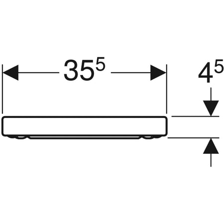 Sedile Coprivaso Copriwater Geberit Icon 57412000