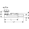 Sifone Per Canaline Doccia 'Cleanline' Per Massetto H,6590 Mm Geberit
