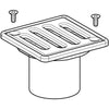 Griglia Inox Per Sifone Doccia Avvitata 8X8 Geberit