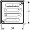 Griglia Inox Per Sifone Doccia Avvitata 8X8 Geberit