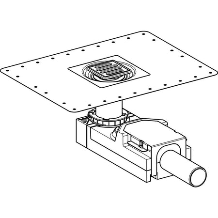 Sifone Per Doccia A Pavimento H. Massetto 90220 Geberit