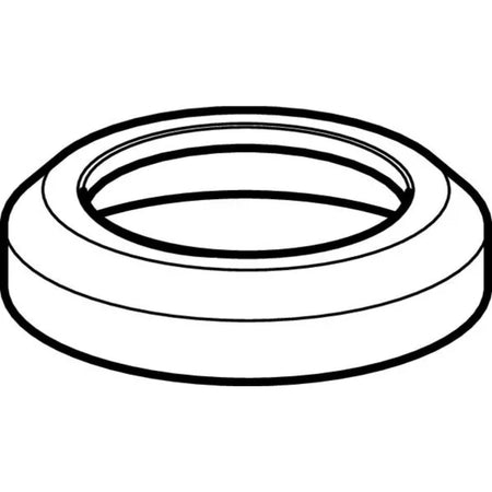 Rosone Bianco Da Parete Per Curva Wc 90 ° Dm 100 H 86 Geberit