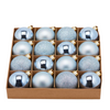 Palline per albero di Natale, colore Blu Chiaro, tinta unita, in PVC