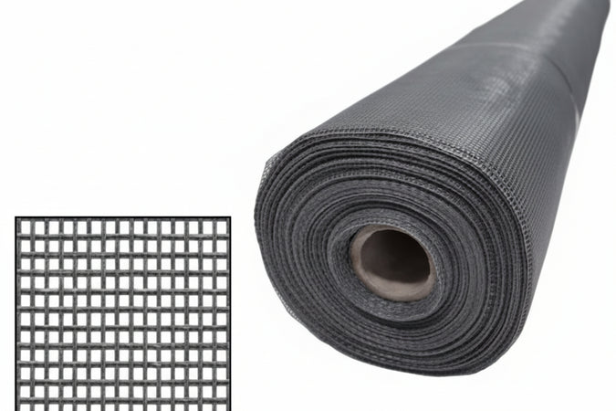 Zanzariera In Fibra Di Vetro 18/16- - Maglia 18/16 - Cm.60 X Mt.30 - Colore Grigio - 1 Rotolo Phifer