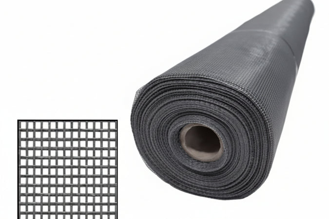 Zanzariera In Fibra Di Vetro 18/16- - Maglia 18/16 - Cm.150 X Mt.30 - Colore Grigio - 1 Rotolo Phifer