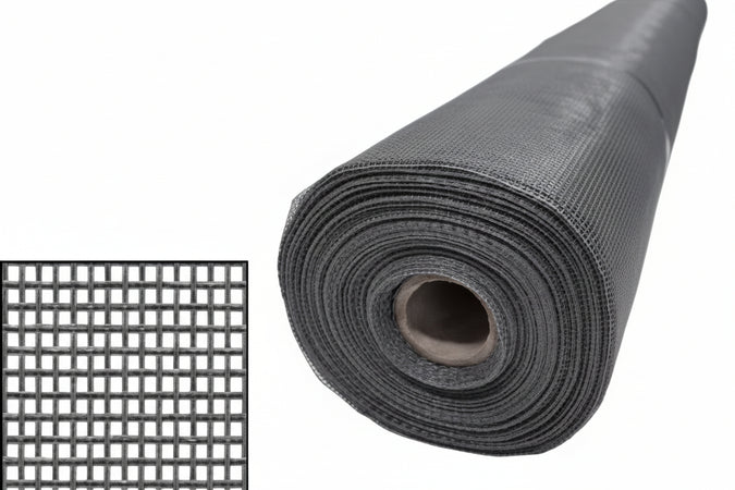 Zanzariera In Fibra Di Vetro 18/16- - Maglia 18/16 - Cm.160 X Mt.30 - Colore Grigio - 1 Rotolo Phifer