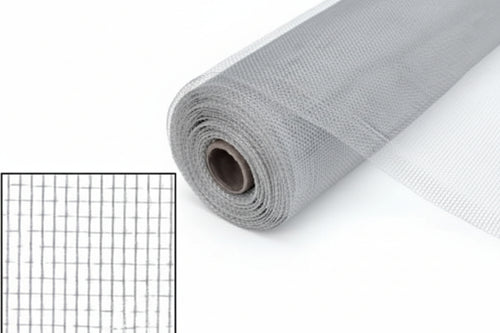 Zanzariera In Alluminio Lite Kote 18/14- Maglia 18/14 - Cm.60 X Mt.30 - Colore Argento - 1 Rotolo Phifer