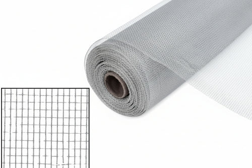 Zanzariera In Alluminio Lite Kote 18/14- - Maglia 18/14 - Cm.80 X Mt.30 - Colore Argento - 1 Rotolo Phifer