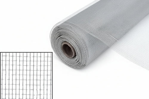 Zanzariera In Alluminio Lite Kote 18/14- - Maglia 18/14 - Cm.150 X Mt.30 - Colore Argento - 1 Rotolo Phifer