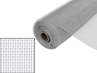 Zanzariera In Alluminio Brite Kote 18/16- - Maglia 18/16 - Cm.50 X Mt.30 - Colore Argento - 1 Rotolo Phifer