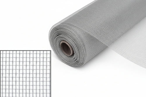 Zanzariera In Alluminio Brite Kote 18/16- - Maglia 18/16 - Cm.60 X Mt.30 - Colore Argento - 1 Rotolo Phifer