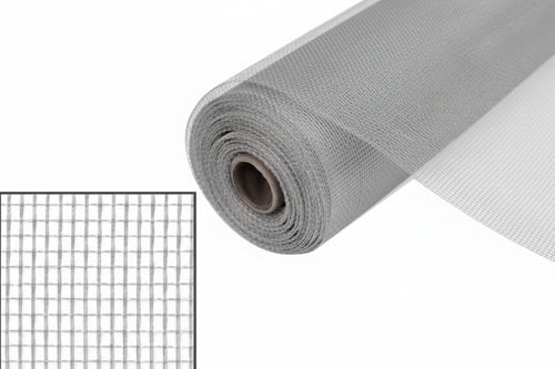 Zanzariera In Alluminio Brite Kote 18/16- - Maglia 18/16 - Cm.80 X Mt.30 - Colore Argento - 1 Rotolo Phifer