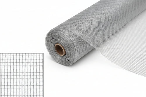 Zanzariera In Alluminio Brite Kote 18/16- - Maglia 18/16 - Cm.100 X Mt.30 - Colore Argento - 1 Rotolo Phifer