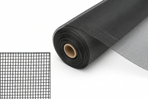 Zanzariera In Alluminio Vista Wave 18/16- - Maglia 18/16 - Cm.150 X Mt.30 - Colore Antracite - 1 Rotolo Phifer