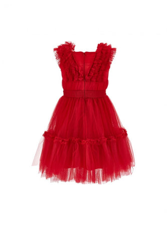 MONNALISA Vestito Bambina Monnalisa 17C906_T9945_ROSSO da bambino