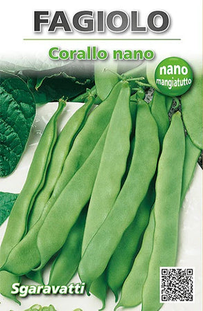 Semi Per Fagioli Fagiolo Nano Corallo - Gr 250 - Sgaravatti