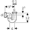 Sifone Per Piatto Doccia In Pp 11/211/4 Uscita Ø 40 Geberit