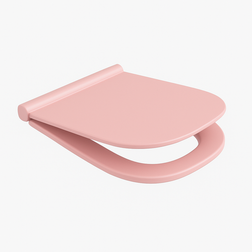 Sedile Wc In Termoindurente Alba Soft Closing- Rosa Antico- Dolom- Pezzi 1