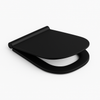 Sedile Wc In Termoindurente Alba Soft Closing- Nero Opaco- Dolom- Pezzi 1