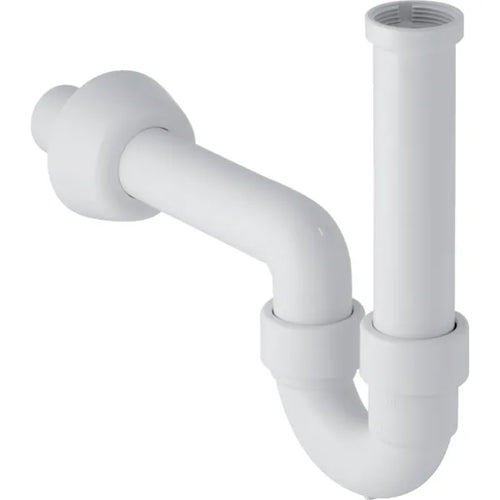 Sifone Curvo Geberit Per Lavabo E Bidet, Scarico Orizzontale Ø 40 X 11/4 Bianco