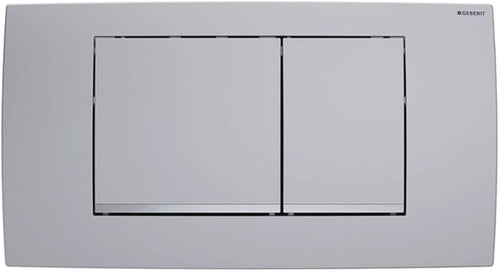 Placca Di Comando Twin Line30 Doppio Tasto Cromo Opaco Geberit 115.899.Jq.1