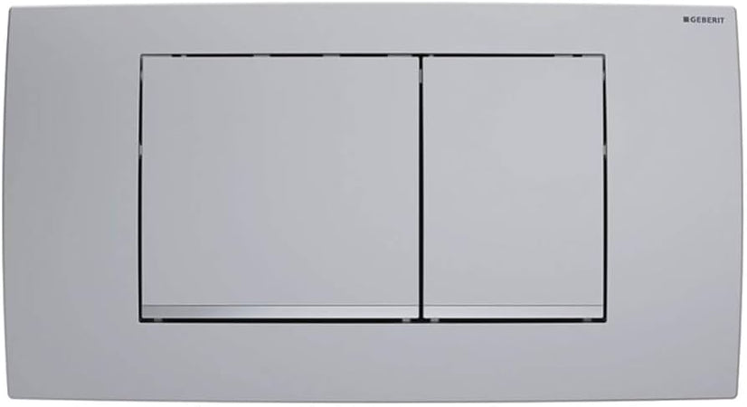 Placca Di Comando Twin Line30 Doppio Tasto Cromo Opaco Geberit 115.899.Jq.1