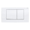 Placca Di Comando Twin Line30 Doppio Tasto Bianca Cromo Geberit 115.899.Kj.1
