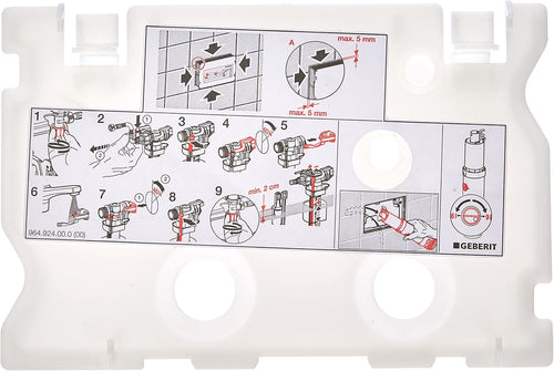 Placca Di Protezione Per Cassetta Unica Doppio Scarico Geberit 241.283.00.1