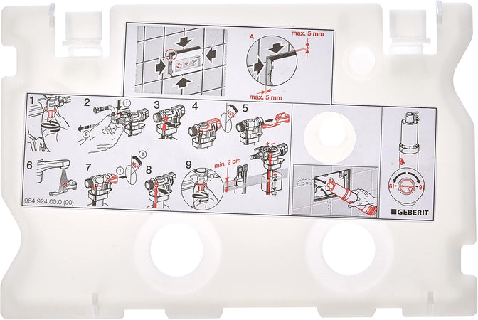Placca Di Protezione Per Cassetta Unica Doppio Scarico Geberit 241.283.00.1