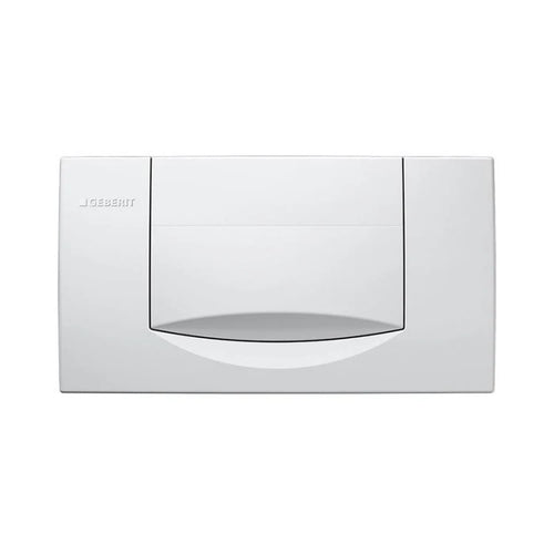 Placca Di Comando Twin Line Mono Tasto Bianca Geberit 115.222.11.1