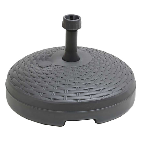 Base P/Ombrellone Pvc Rattan D45 Tubo D 35 Col Ass 6 Pz